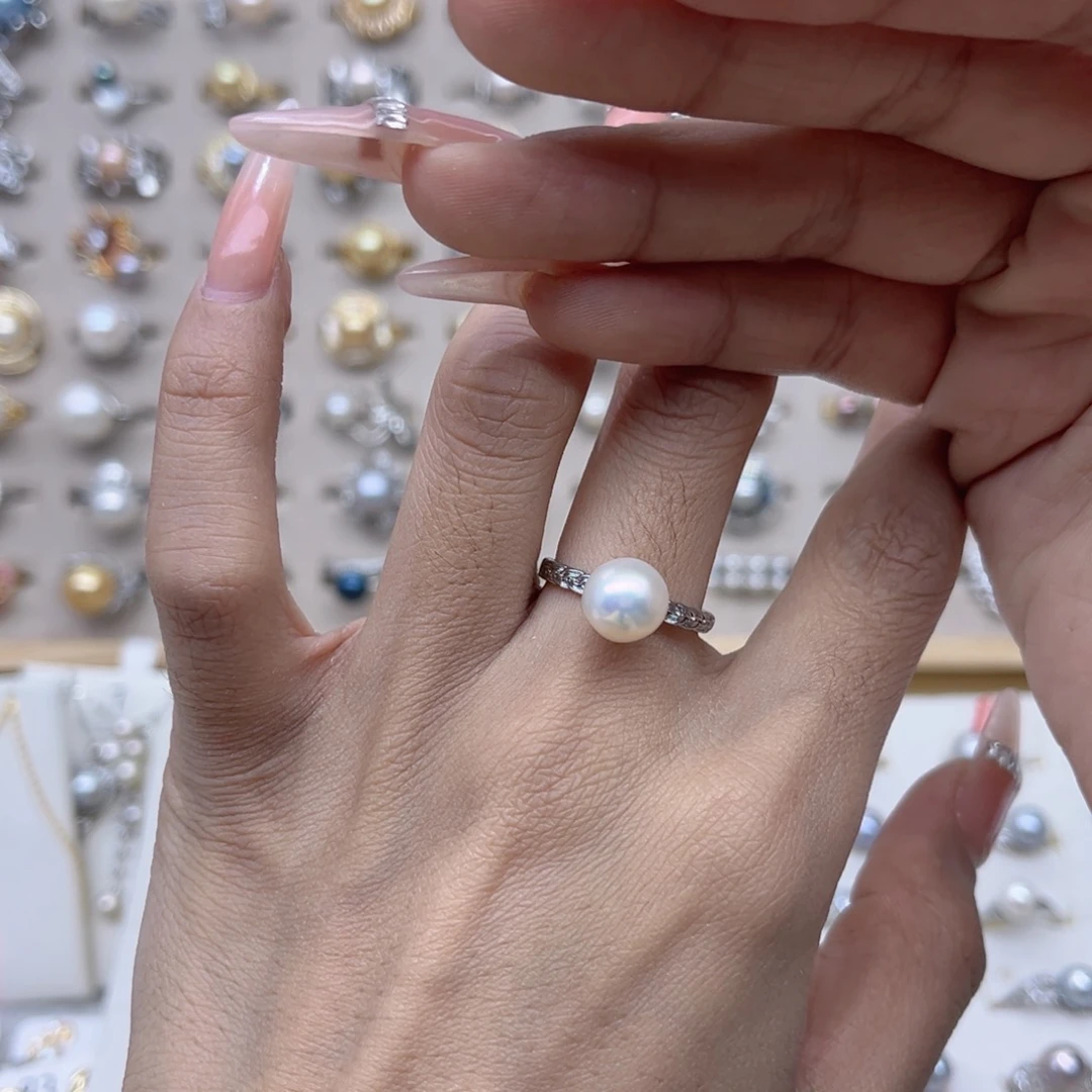 *****戒指合金淡水珍珠