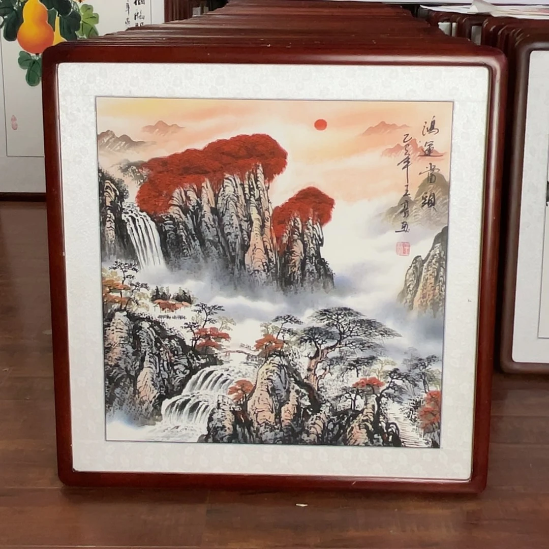 国画带框尺寸63*63厘米