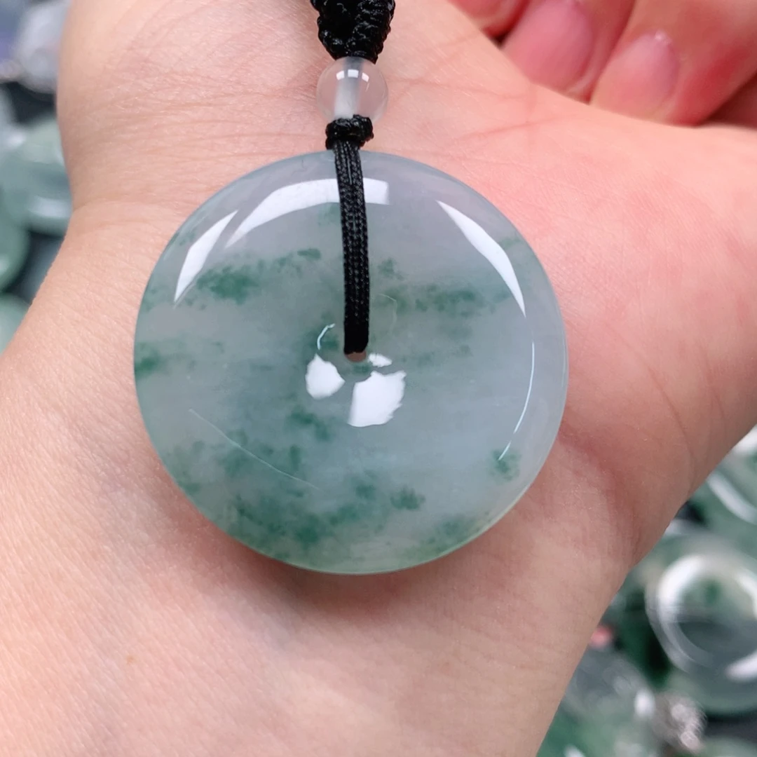 颈饰未镶嵌翡翠天然翡翠