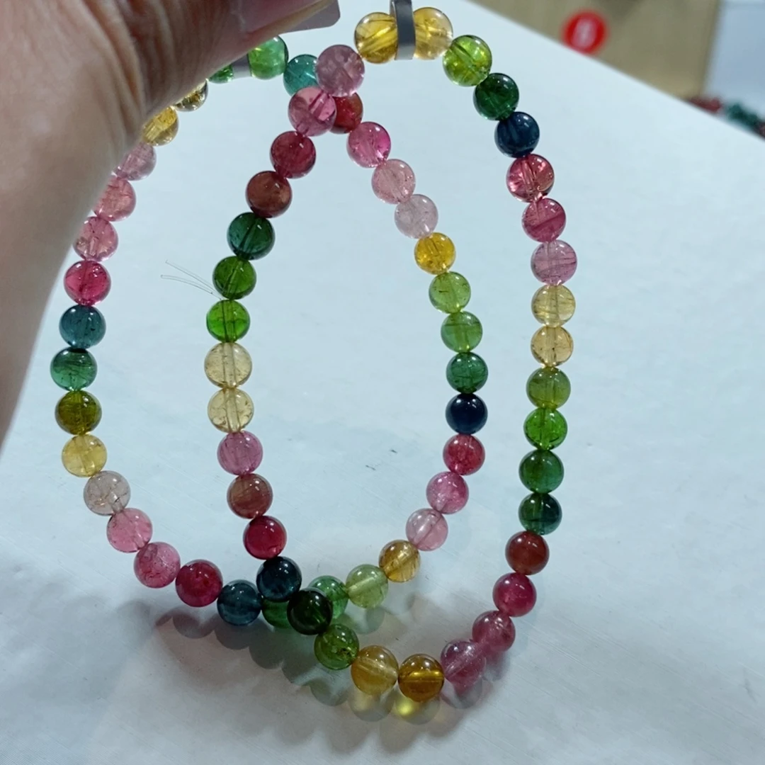 碧玺手链未镶嵌多样性发一条