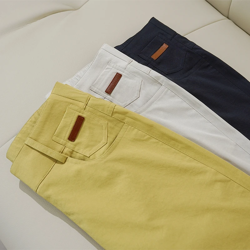 【经典回首】夏季桑蚕 丝亚 麻休闲阔腿直筒裤高腰百搭修身显瘦裤