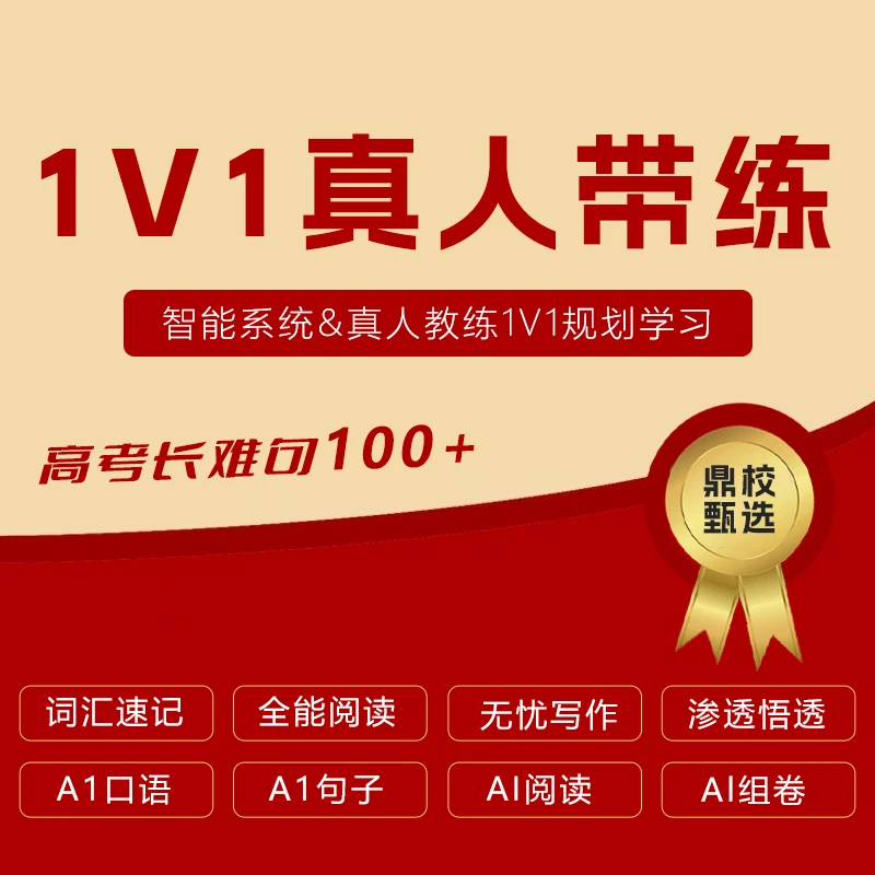 【初阶段】鼎英语1对1真人英语实训课线上学习课程高效提分