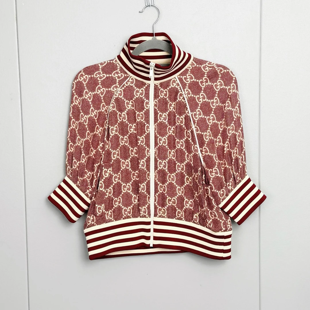 99新 GUCCI/古驰 XS码/Gucci/古驰 满印拉链外套/98新/jm07460