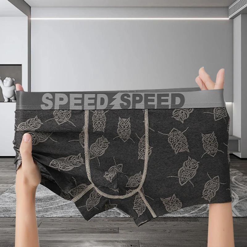 内裤男2025新款棉男士四角裤头男款运动男生夏季高档抗菌平角裤