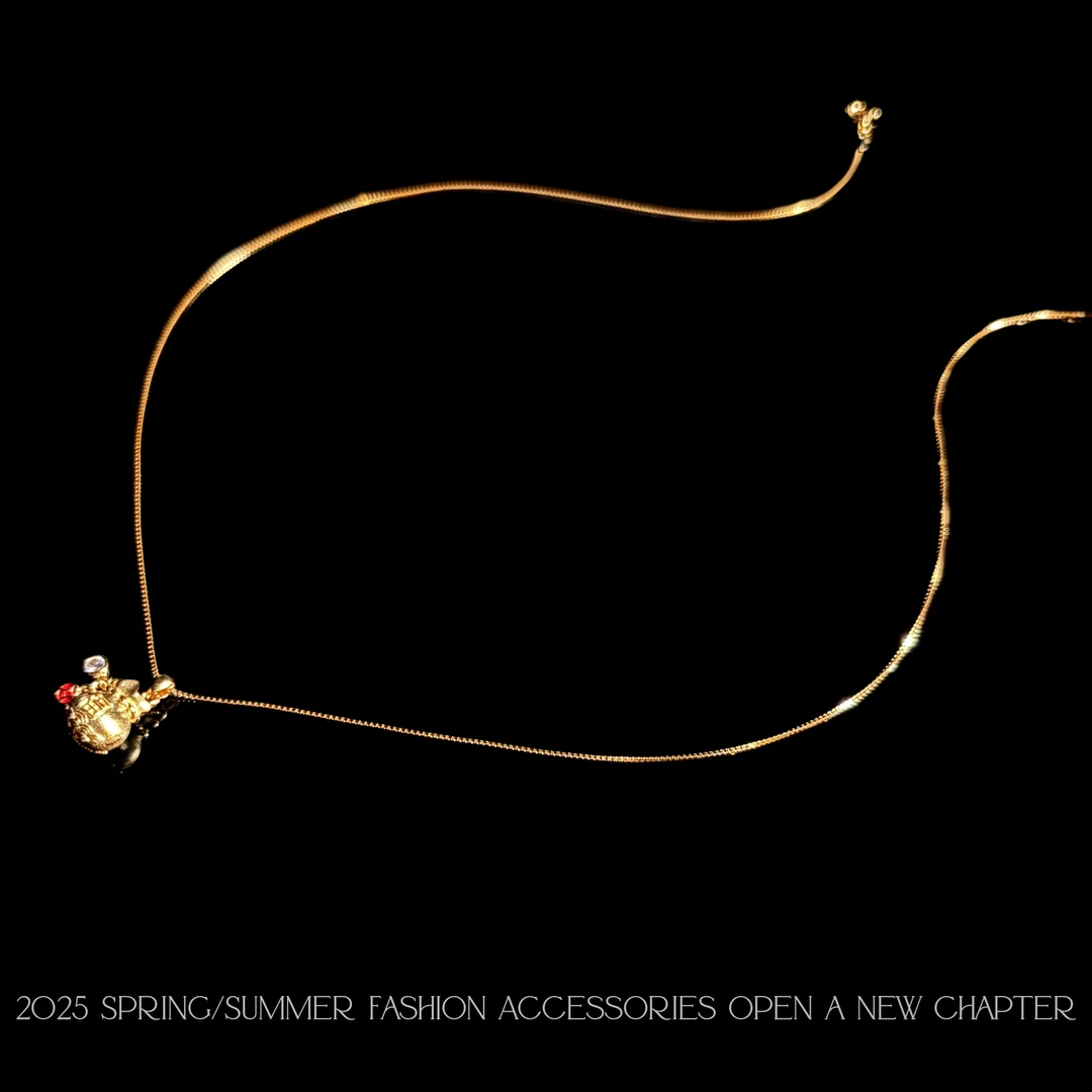 坠链均925银  镀k金 2025款C5318【财神福禄】铂堡俪 BOBAOLI 项链