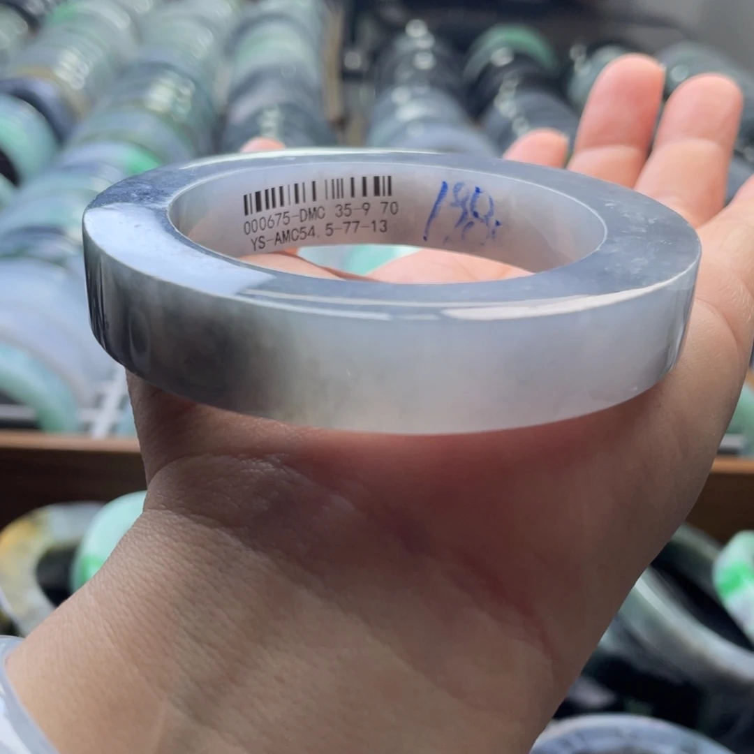 定制翡翠未镶嵌纯天然翡翠手镯定制