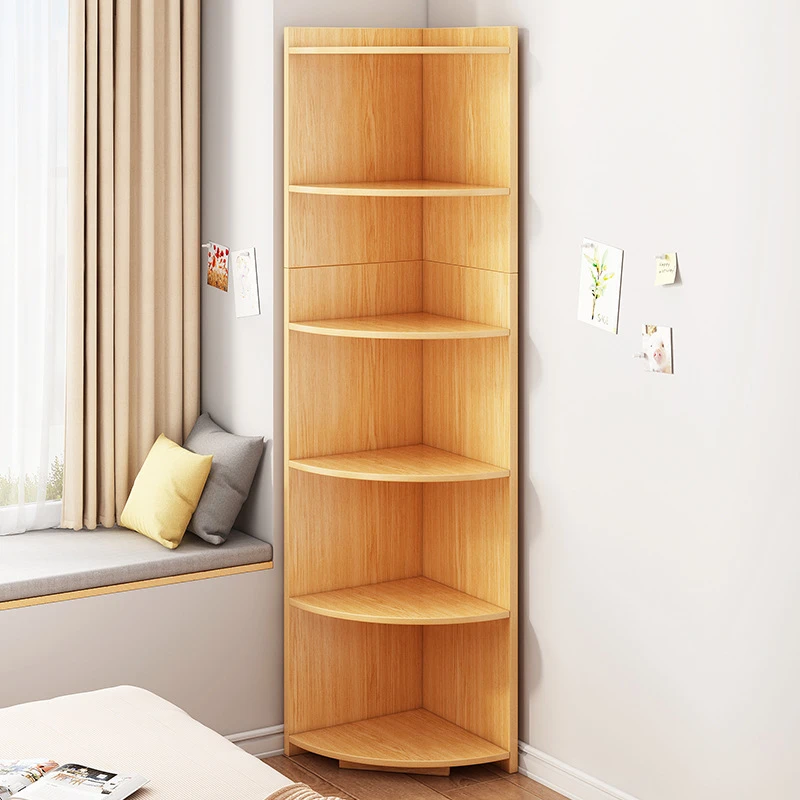 角柜落地置物架客厅墙角收纳架三角书架卧室省空间多层靠墙转角柜