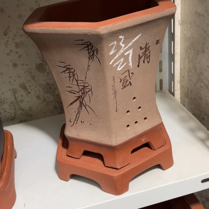 紫砂花盆紫砂花盆