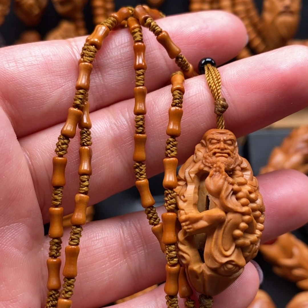 橄榄核手串达摩链子