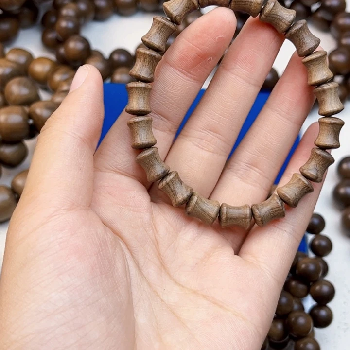 手串/手链檀香木一手货源老山檀香批发竹节1.0
