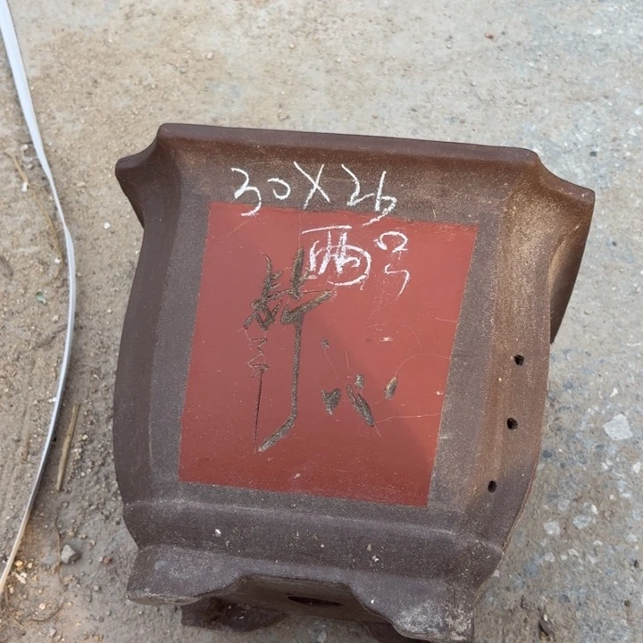 宜兴紫砂花盆，现货发