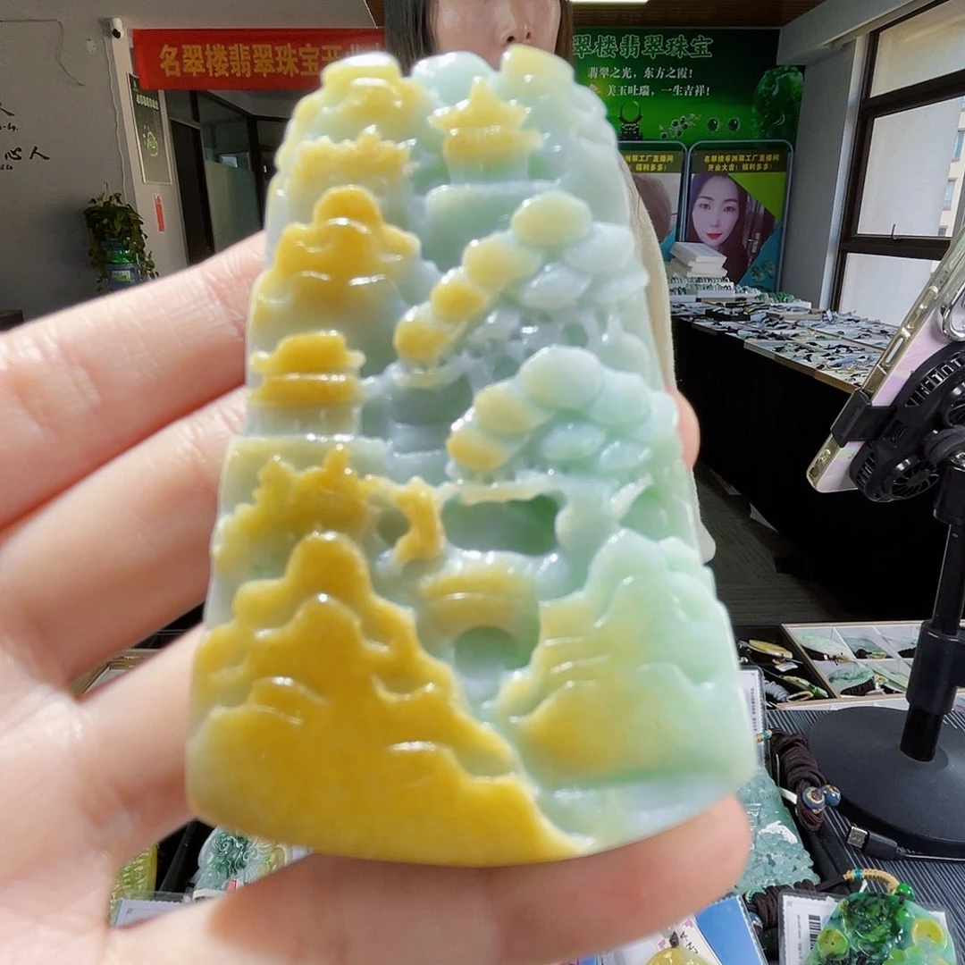 颈饰未镶嵌翡翠翡翠