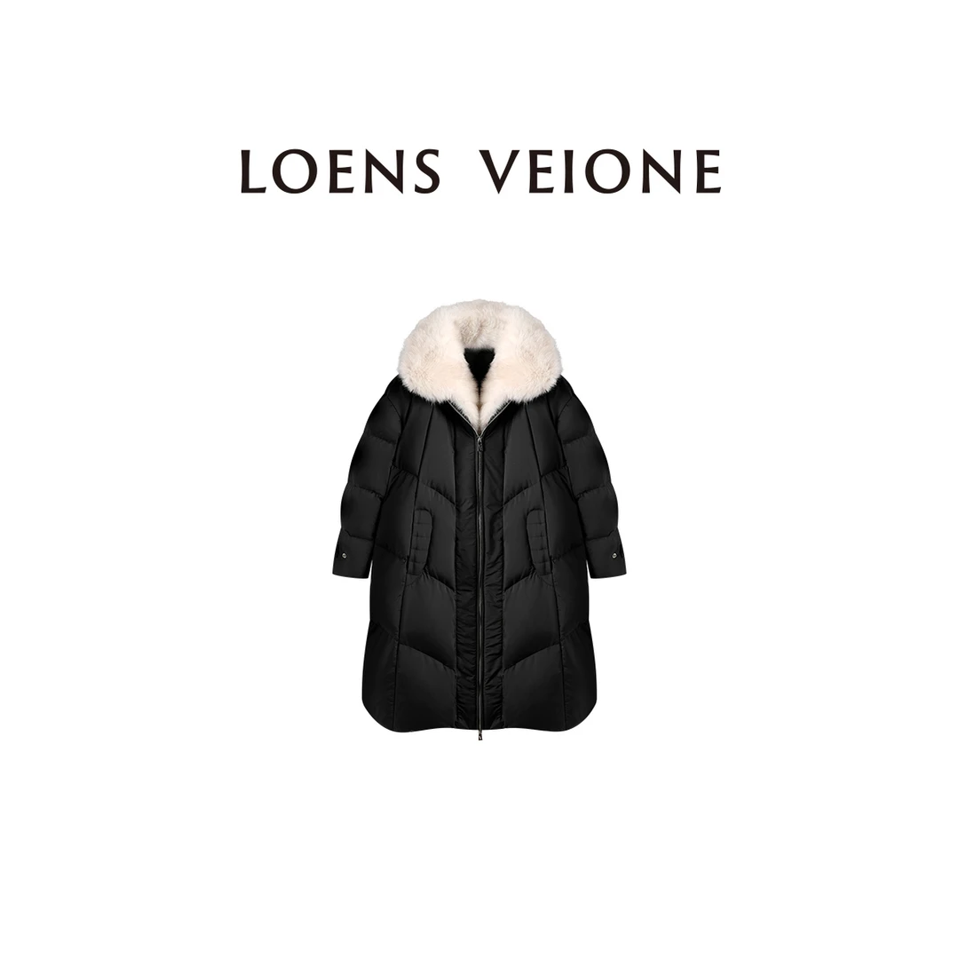 罗拉/LOENS VEIONE 匈牙利90%白鹅绒服【芬兰狐狸毛】24CVDM0051N