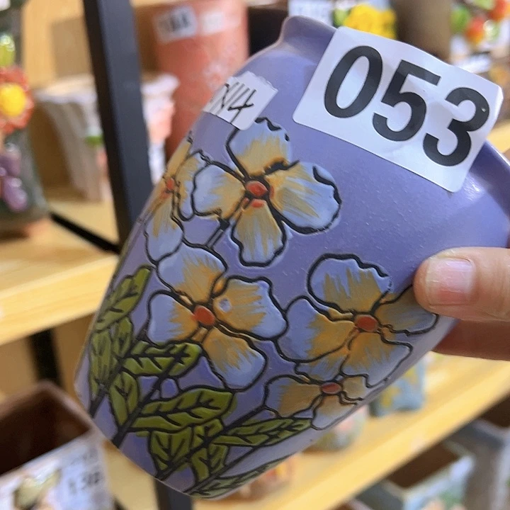 陶瓷多肉花盆满15包邮