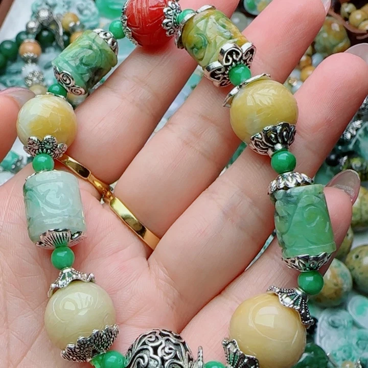 翡翠未镶嵌颈饰天然A货40