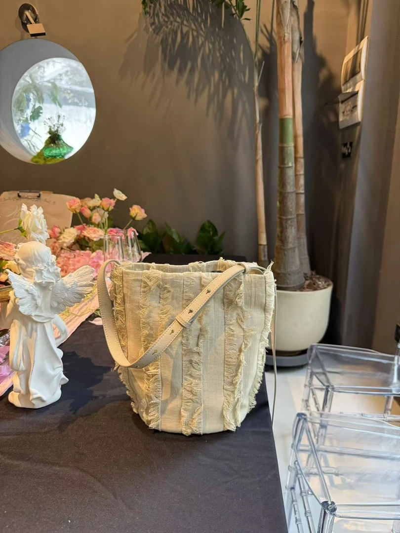 【慕懿时袋】2025新款手作古风新中式包棉麻质感小众单肩女包11299