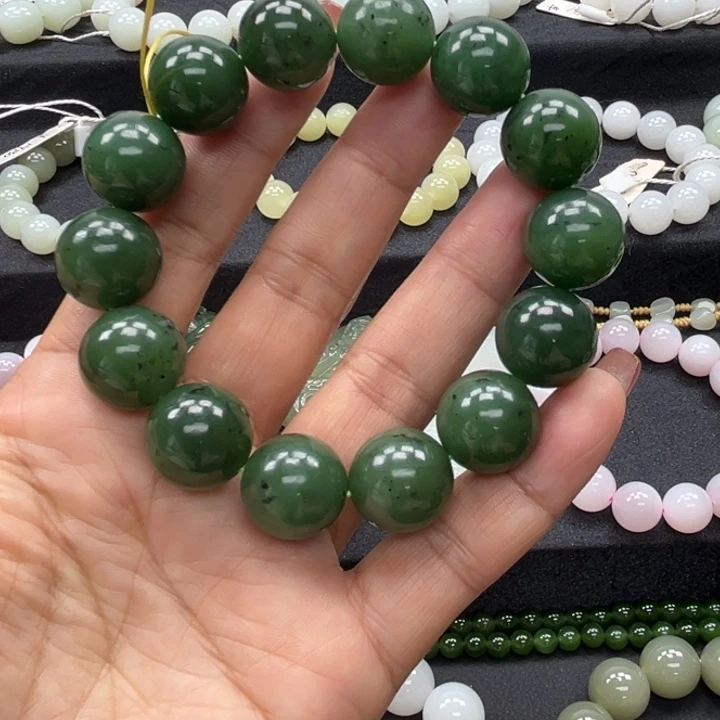 和田玉未镶嵌手链