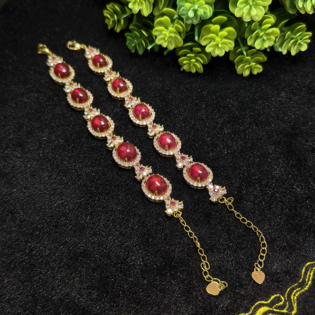 培育红宝石CT3266【东齐珠宝】鸽血红宝石手链-多样性发货只发一件