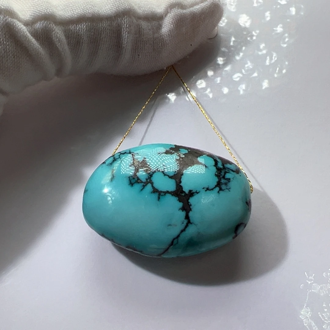 绿松石未镶嵌挂件