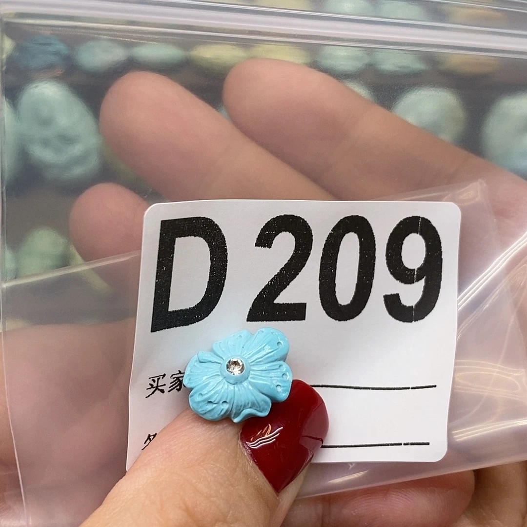 绿松石未镶嵌绿松石配饰定制