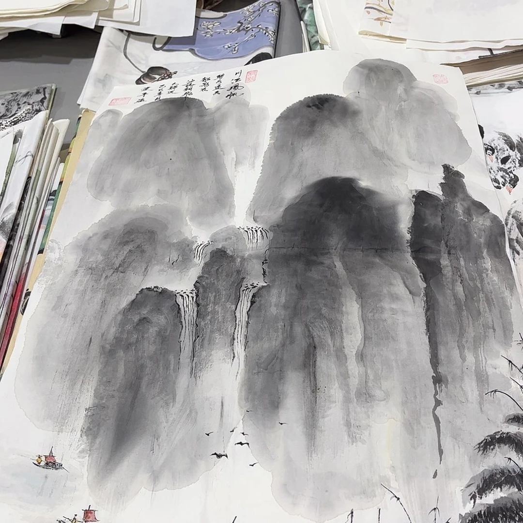 国画H精品国画作品