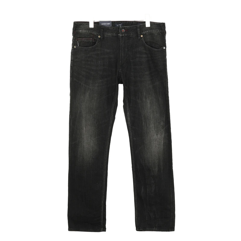 GIORGIO ARMANI/阿玛尼 AJ男士黑色牛仔裤休闲裤A6J156U12