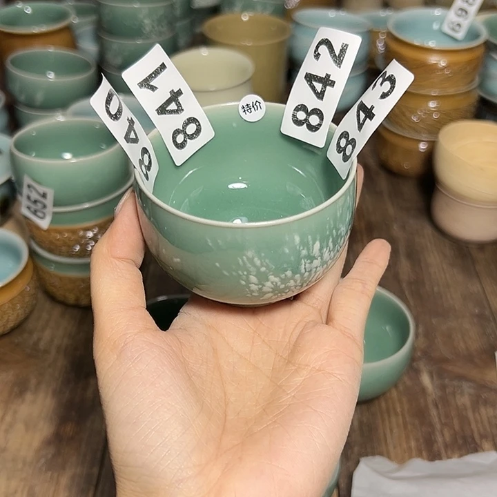 云间青瓷龙泉小米茶器