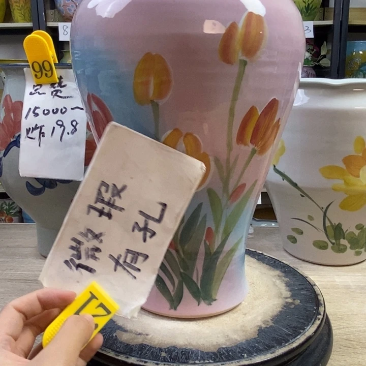 景德镇高温陶瓷花盆