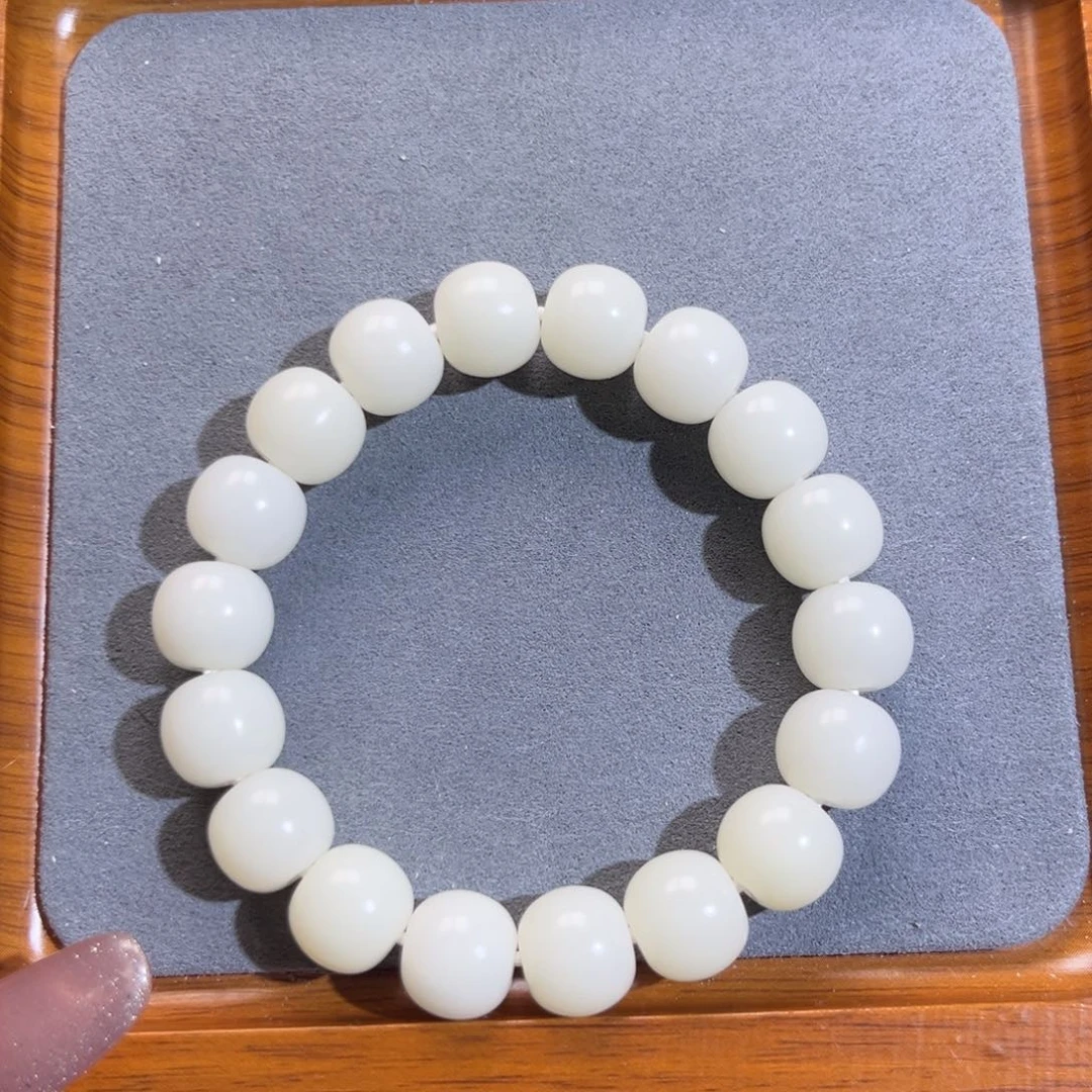 菩提根/象牙果吊坠白玉扁苹果卡13 202