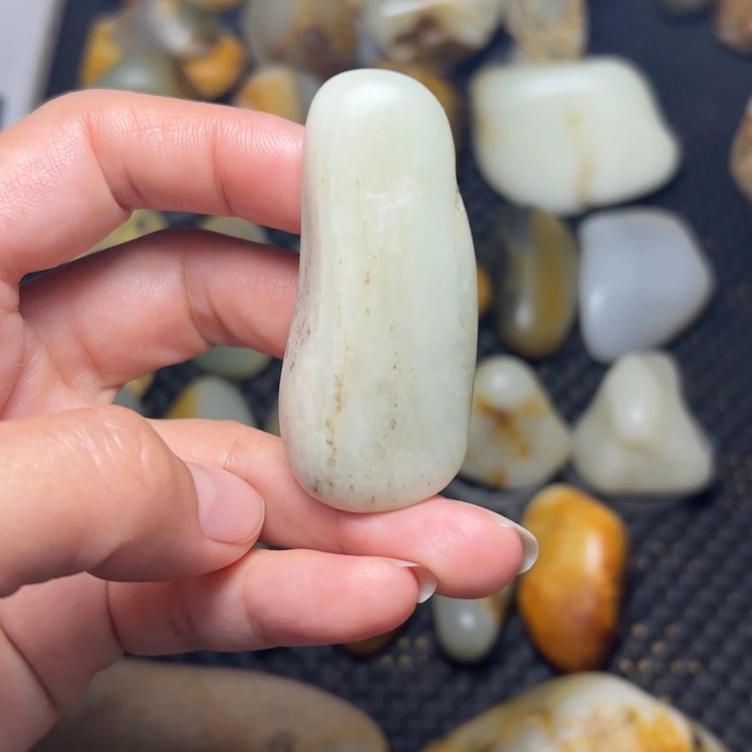 和田玉未镶嵌挂件B73