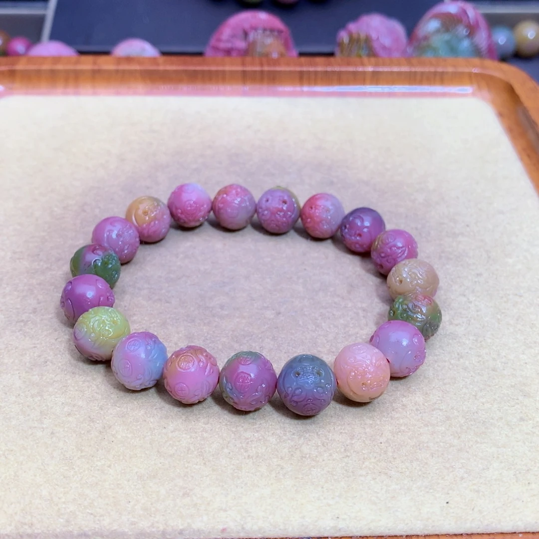 晓***丹玛瑙未镶嵌手链盐源双十一