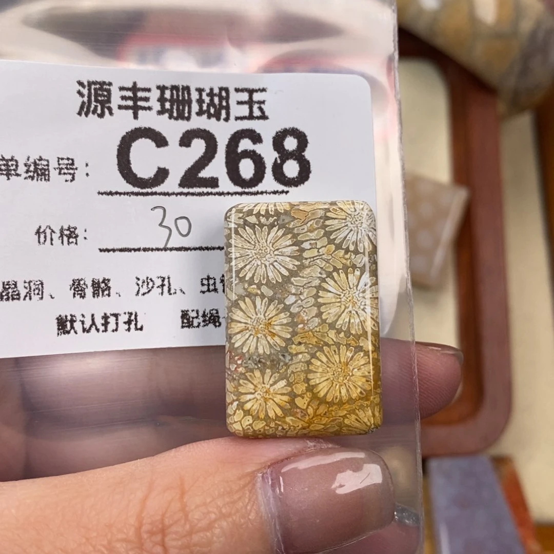 硅化玉颈饰未镶嵌十**机