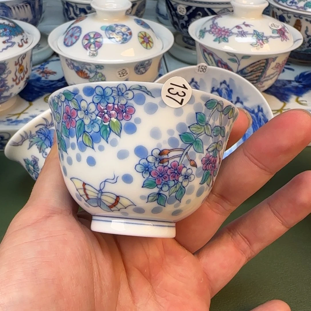 彦祖纯手工手绘茶具137