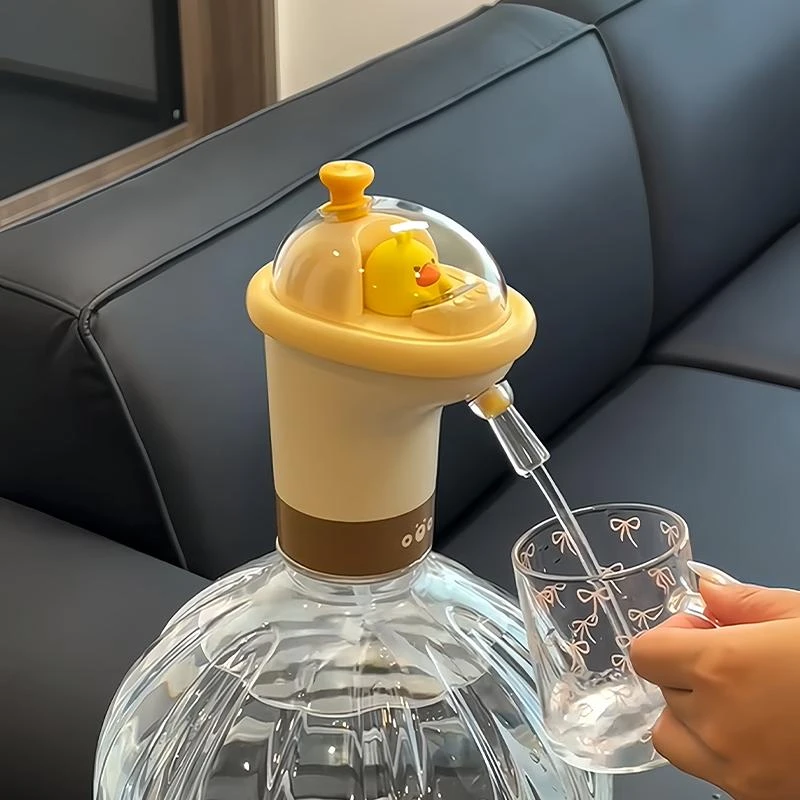 小黄鸭桶装水抽水器学生宿舍矿泉水电动饮水机出租屋自动取水神器