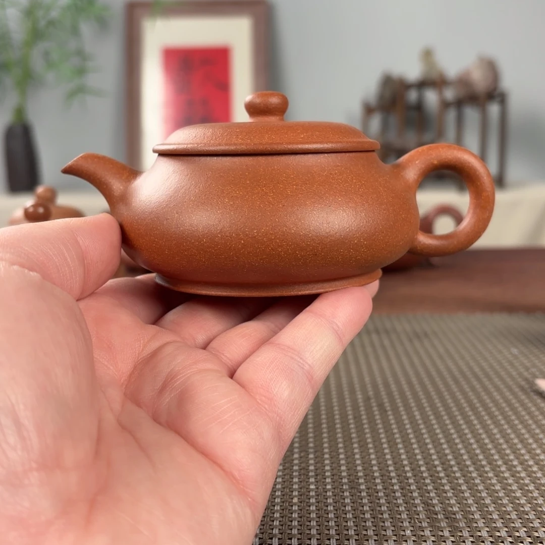 紫砂茶壶黄龙山原矿紫砂壶