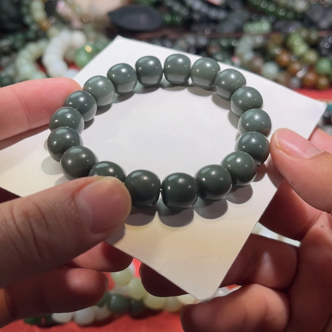 和田玉未镶嵌手链