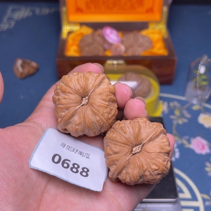 文玩核桃把件想****?南瓜墩42.0688