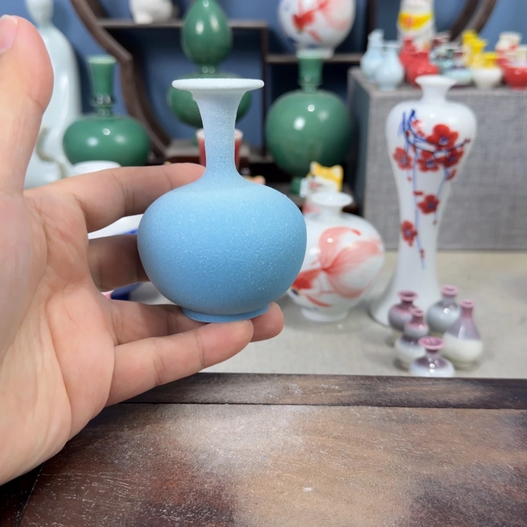 陶瓷手工小花器摆件