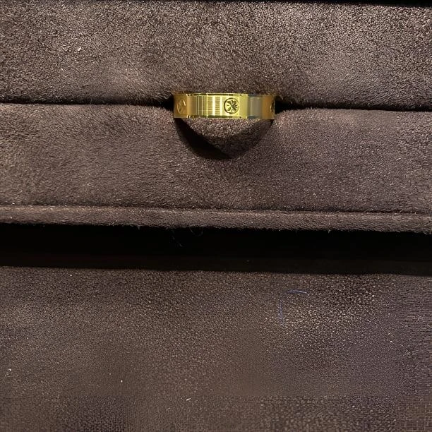 丝路玉海2025新款足金999卡家拉丝戒指时尚气质简约百搭多退少补