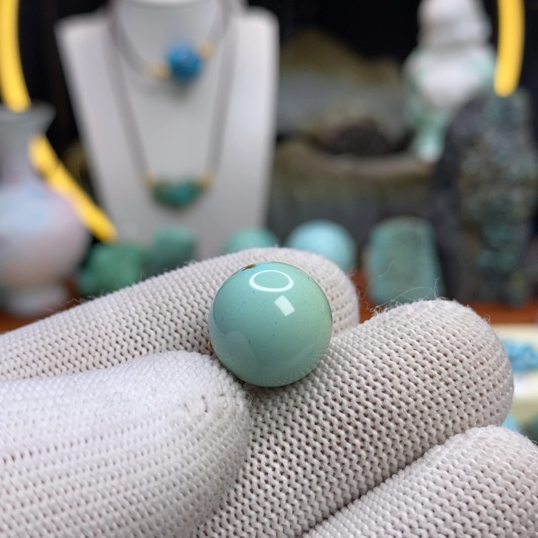 绿松石未镶嵌珠宝奇石13.9