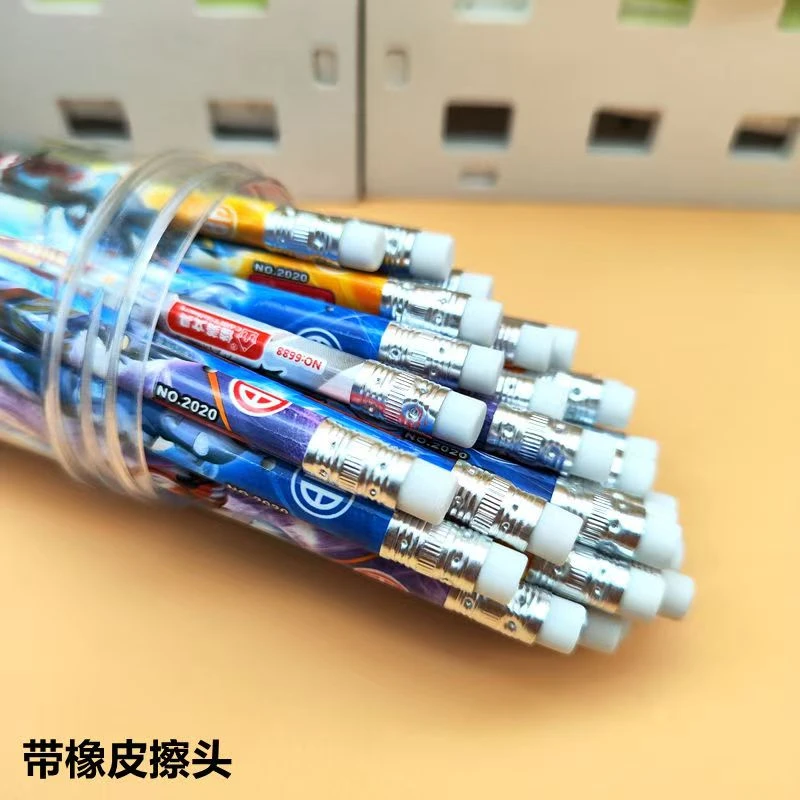 【新疆包邮】假面骑士沾顶洞洞铅笔学生专用桶装