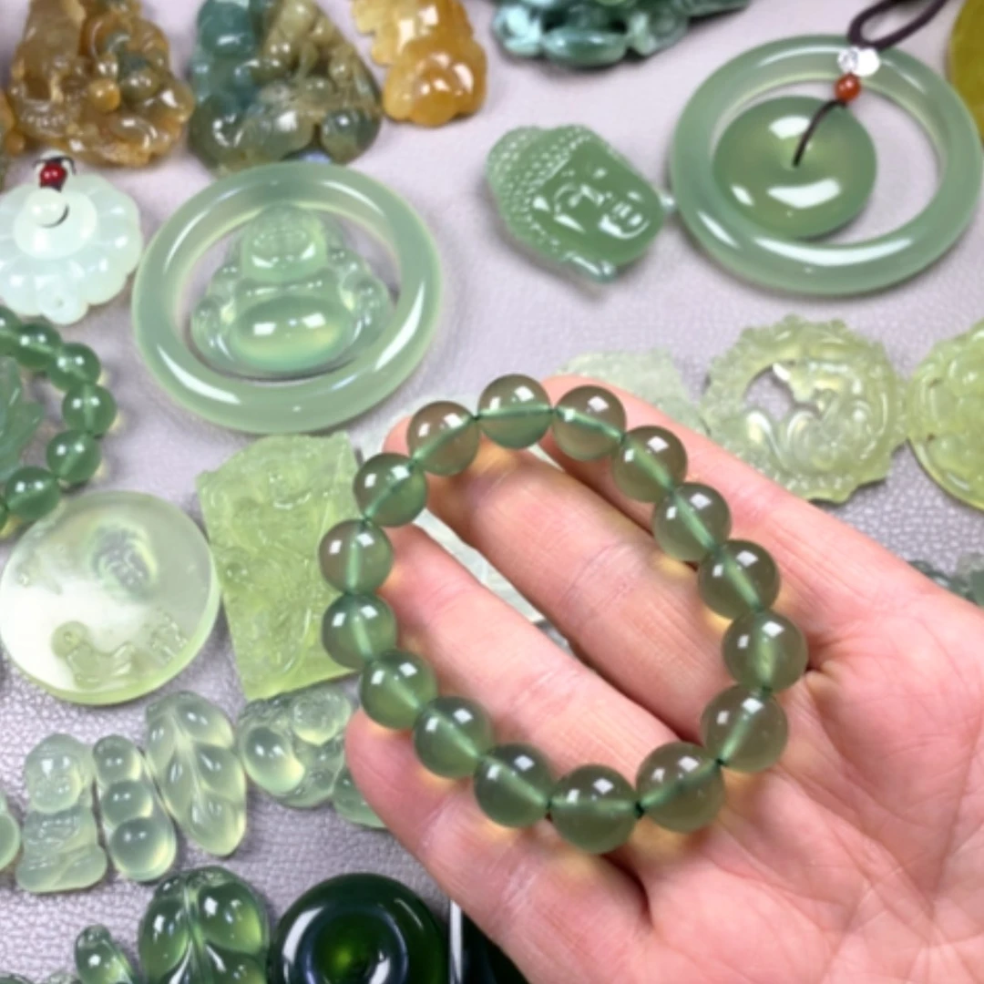 【闪购商品】蛇纹石玉岫玉手把龙腾盛世未镶嵌