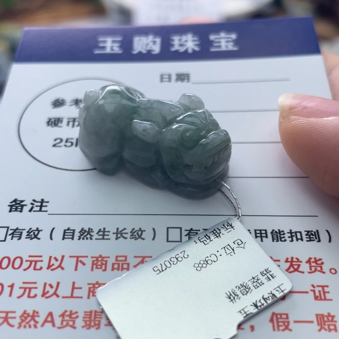 翡翠颈饰未镶嵌翡翠貔貅