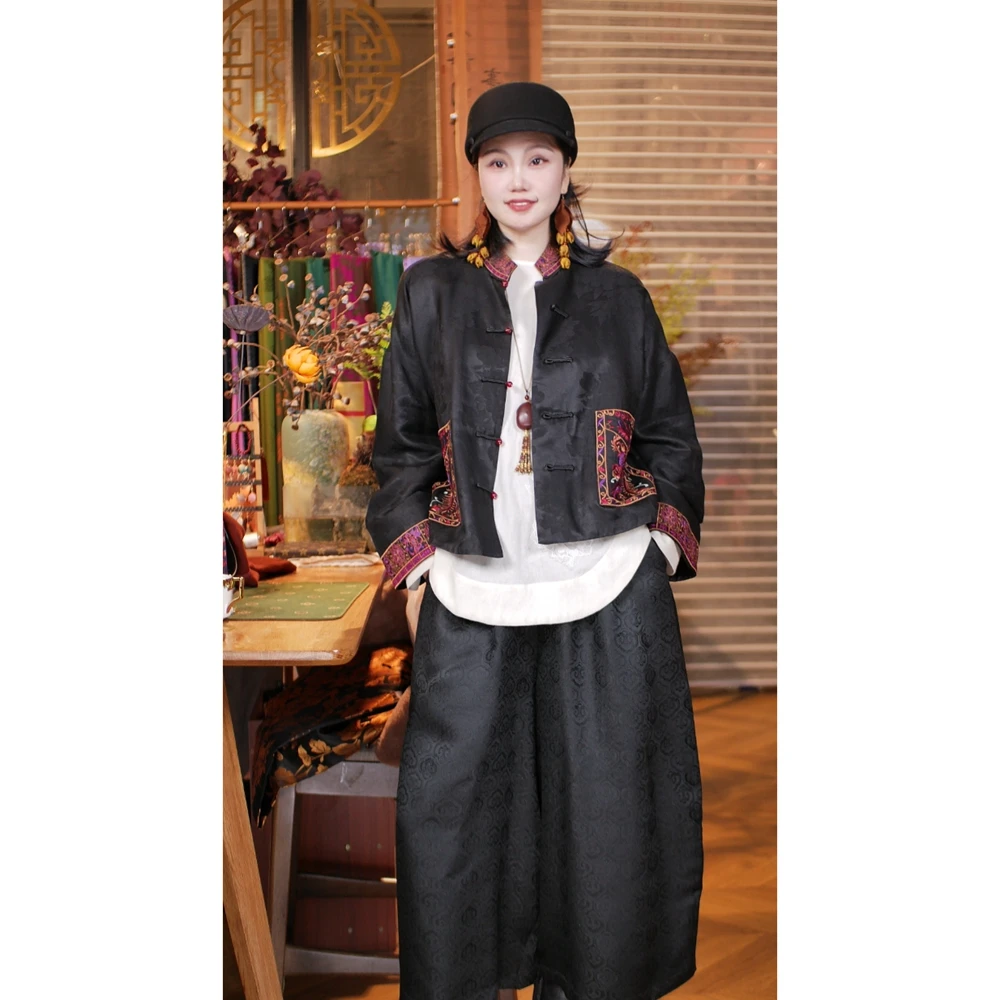 【玉溪非遗】重工刺绣棉衣外套  Y71119