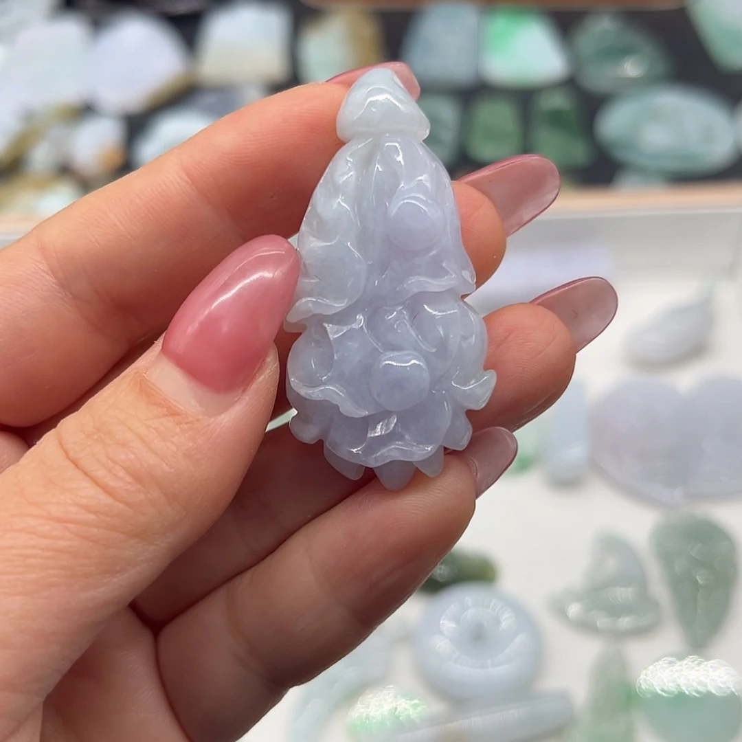 【闪购商品】翡翠颈饰未镶嵌白菜