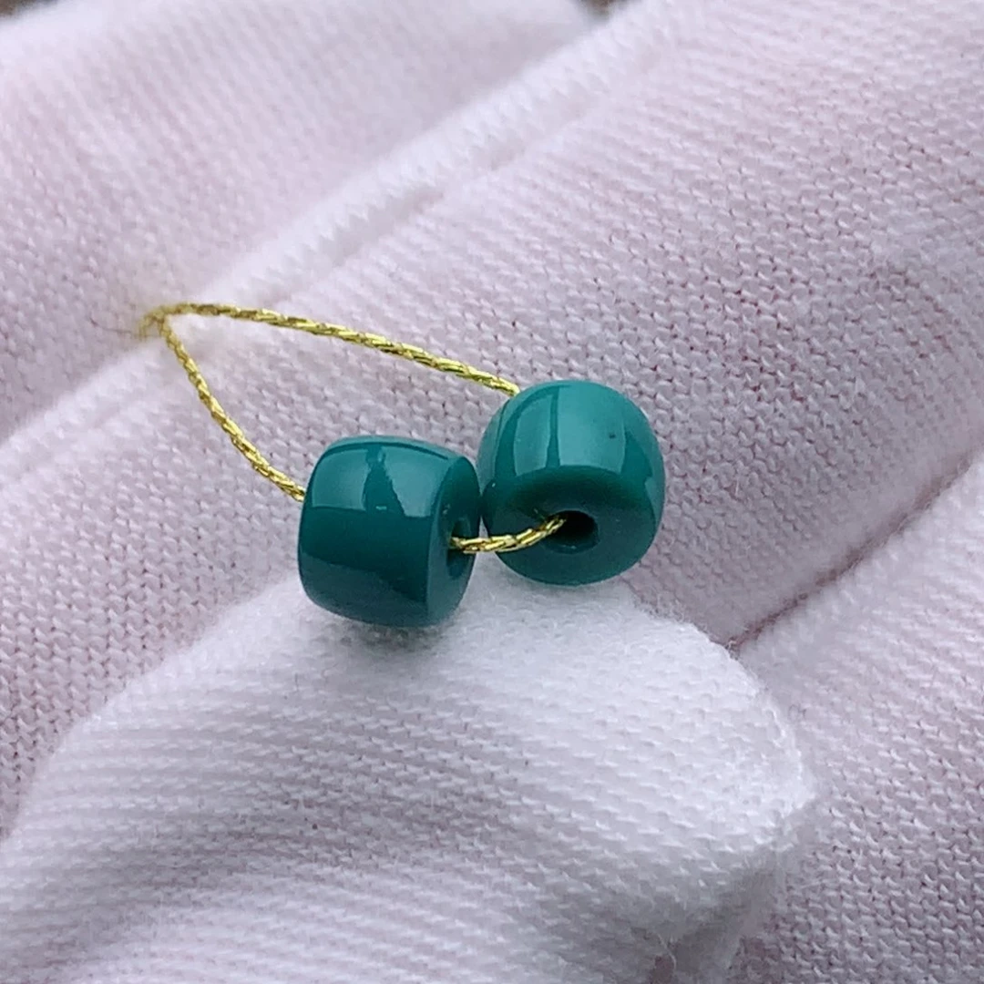 未镶嵌绿松石珠宝奇石5.3mm