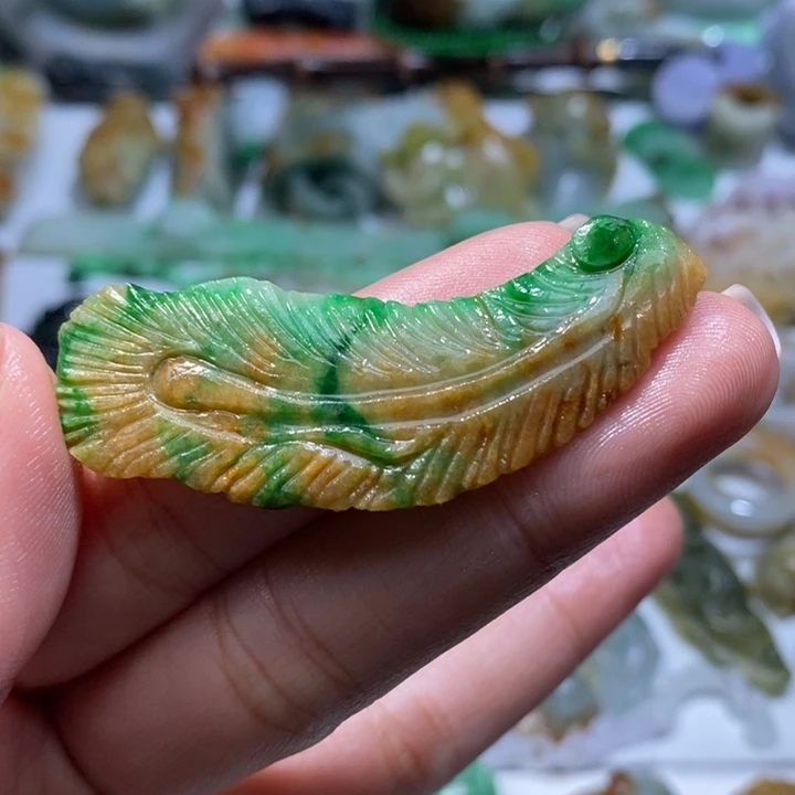 幸***运定制翡翠未镶嵌毛货