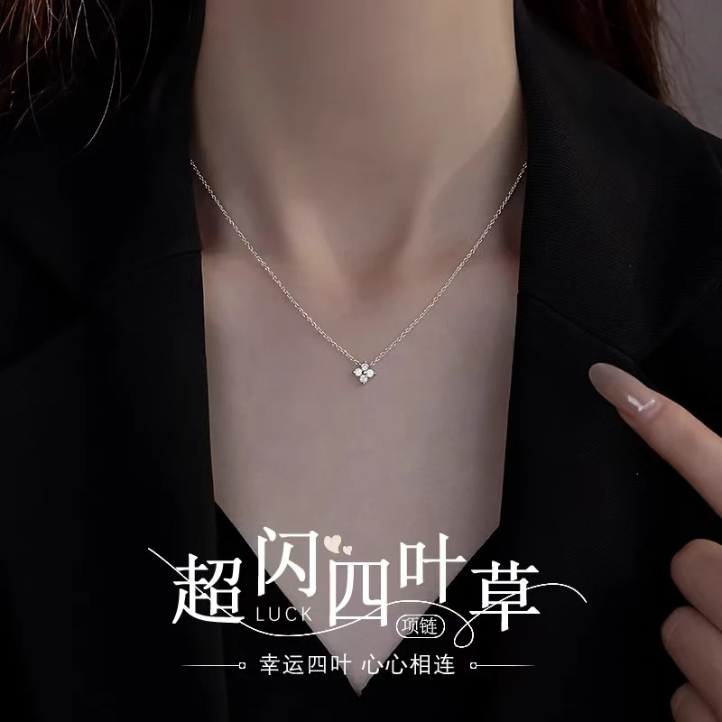 足银银制品 足银9999桃心项链女轻奢小众高级简约爱心吊坠送老婆