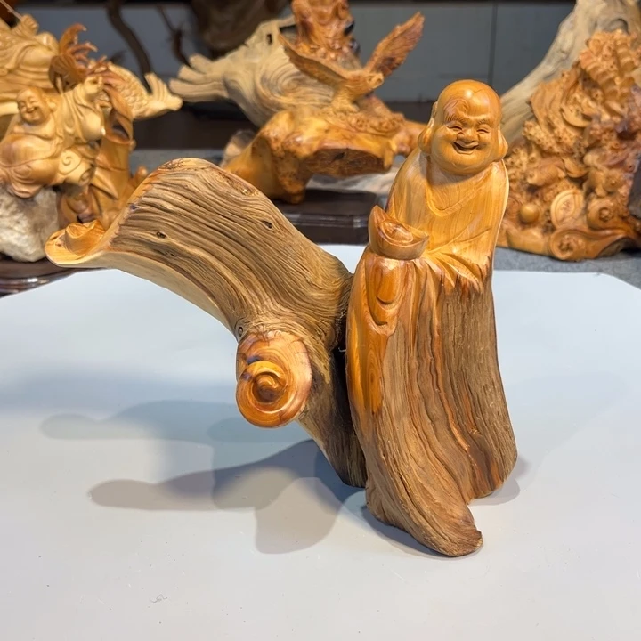 柏木（崖柏）根雕工艺摆件
