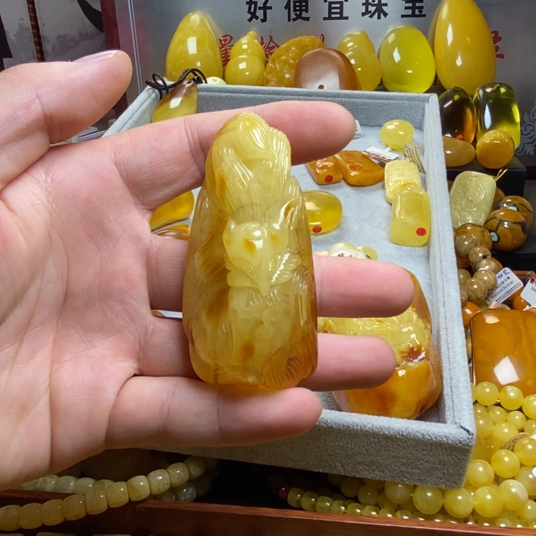 琥珀未镶嵌裸石蜜蜡